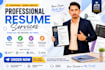 create professional resume, CV, and cover letter design