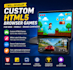 develop a 2d HTML5 web game, playable ad, web browser game for mobile or desktop