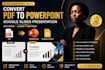 convert PDF to powerpoint, google slides presentation