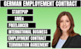draft german employment contracts and termination agreements