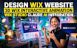 design wix website 3d wix interactive animation wix studio claude ai integration