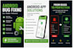 fix android app bugs crashes and API issues