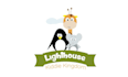 design mascot lighthouse kiddie kingdom logo
