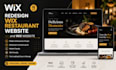 redesign wix restaurant website and wix website