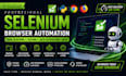 build, web scraping, selenium , automation browser automation, web automation