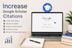 increase google scholar citation