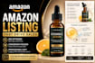 create professional amazon listings with images and SEO