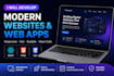 develop responsive websites and web apps using react, HTML, CSS, and javascript