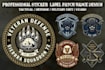 design stunning military patch tactical logo and badge