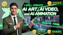 create ai art, ai video, and ai animation