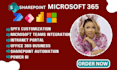 develop sharepoint spfx, power bi and teams integration
