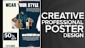do professional poster design within 10 hours