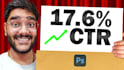 design high CTR professional viral youtube thumbnails