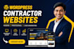 build a wordpress website for roofing, contractor and construction business