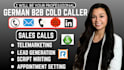 do german b2b cold calling, lead generation, kaltakquise and appointment setting
