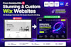 design wix 3d website, wix redesign, velo code and wix studio spline animation