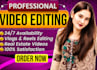 do professional video editing for social media