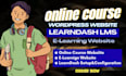 online course website tutorlms website tutorlms elearning wordpress lms website