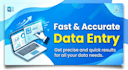 do fast and accurate data entry,excel,pdf