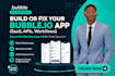 build your bubble io saas mvp app bubble website developer, bubble io developer