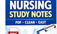 summarize nursing lessons into clear PDF study notes