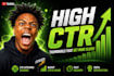 design viral high ctr youtube thumbnails