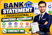 convert bank statement to editable format