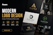 create modern logo and eye catching thumbnail