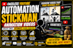 create faceless youtube automation stickman animation videos