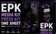 create professional press kit and media kit for speakers, djs and brands