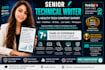 write technical docs for saas software and API businesses