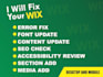 fix wix website bugs, errors, mobile responsive issues