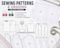 make custom digital sewing patterns with grading and printable PDF files