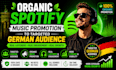 do organic spotify music promotion to a targeted german audience