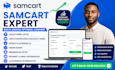 build samcart and systeme io sales funnel landing page
