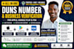 help you get d u n s number for apple, google, and fda