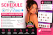 schedule your onlyfans posts, queue content and manage your account