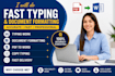 do fast typing and document formatting