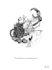 create a grayscale cartoon illustration