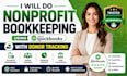 do nonprofit bookkeeping using quickbooks with donor tracking