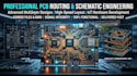 create fabrication ready pcb layout and circuit schematic