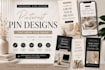 create aesthetic pinterest pins in canva