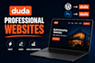 design and build you a website using duda website builder