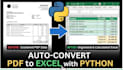 automate data extraction from invoices and reports to excel