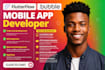 be your flutterflow mobile app developer, build flutter bubble io mobile app