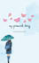 aesthetic blue diary canva ebook template