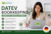 manage datev bookkeeping, german vat and financial statements
