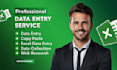 do data entry and pdf conversation