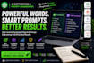 do ai copywriting and create powerful chatgpt prompts