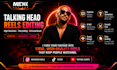 create viral talking head reels